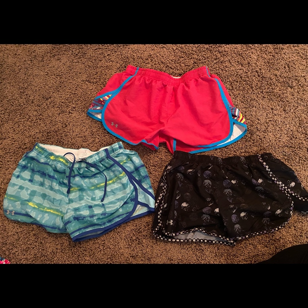 3 Medium Under Armour shorts